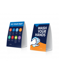 Do Your Part / Clean Hands Table Tent (10/Pack)
