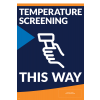 A-Frame Panel - Temperature Screening (2 Inserts/Order, A-Frame Purchased Separately)