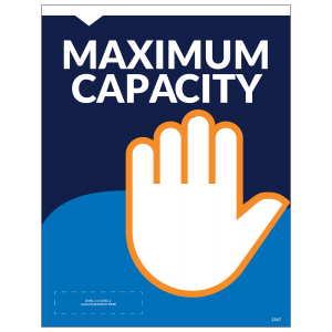 Maximum Capacity 8.5"x11" Wall / Door Decals (10/Pack)