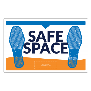 Safe Space Elevator Floor Decals (5/Pack) 