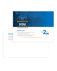 Thank You Cards Fillable PDF - Free Download
